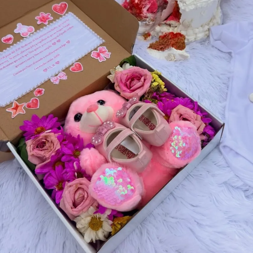 Box osito floral - Vista 1